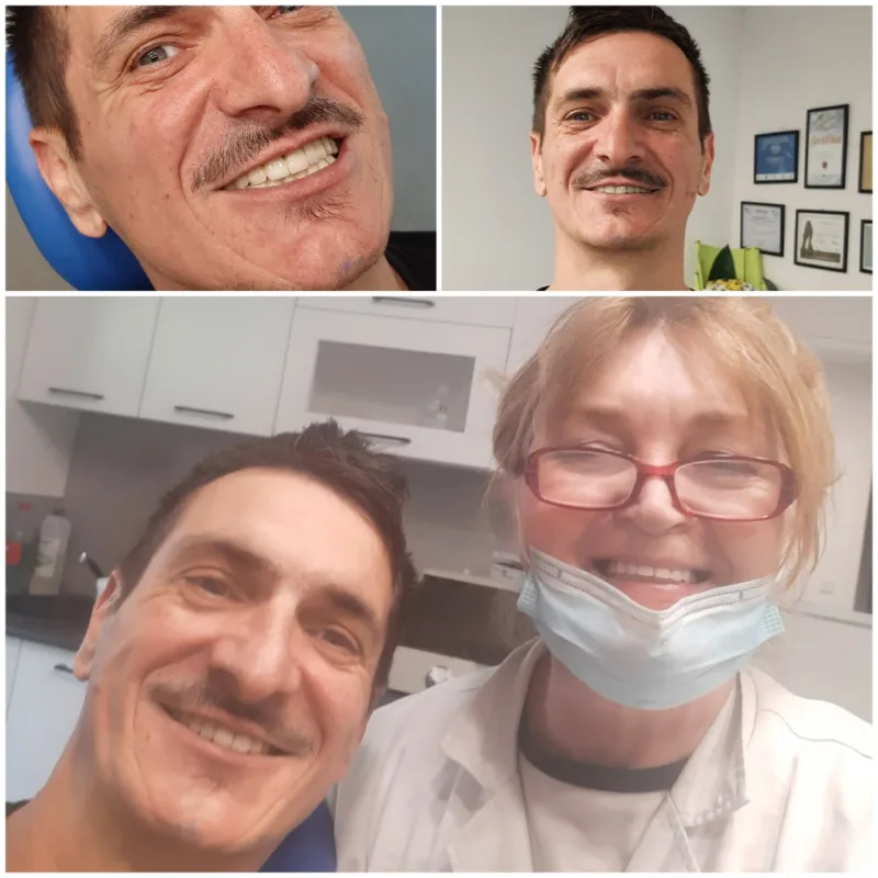 Zadovoljan pacijent u ordinaciji dr. Biljane Dragun