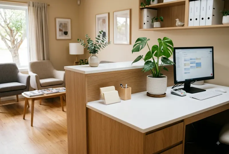 Recepcija i čekaonica ordinacije